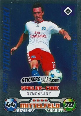Sticker Piotr Trochowski - German Football Bundesliga 2009-2010. Match Attax - Topps