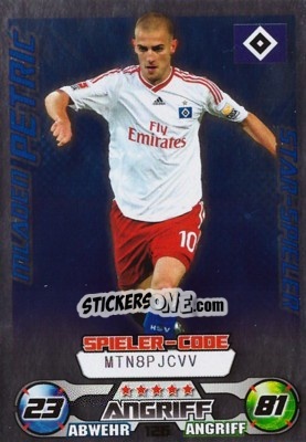 Sticker Mladen Petric - German Football Bundesliga 2009-2010. Match Attax - Topps