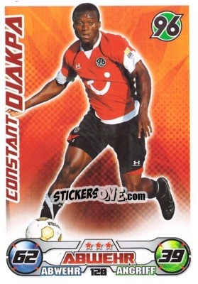 Sticker CONSTANT DJAKPA - German Football Bundesliga 2009-2010. Match Attax n. 128 - Topps