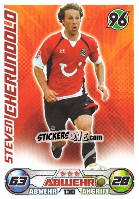 Sticker Steven CHERUNDOLO - German Football Bundesliga 2009-2010. Match Attax n. 130 - Topps