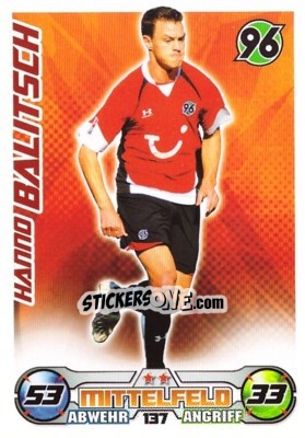 Sticker HANNO BALITSCH - German Football Bundesliga 2009-2010. Match Attax n. 137 - Topps