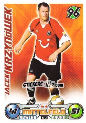 Figurina JACEK KRZYNOWEK - German Football Bundesliga 2009-2010. Match Attax - Topps