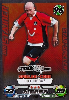 Cromo Jiri Stajner - German Football Bundesliga 2009-2010. Match Attax n. 143 - Topps