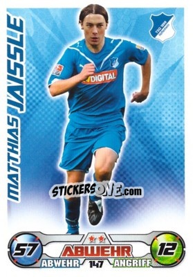 Sticker MATTHIAS JAISSLE - German Football Bundesliga 2009-2010. Match Attax - Topps