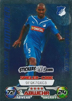 Sticker Marvin Compper - German Football Bundesliga 2009-2010. Match Attax n. 150 - Topps