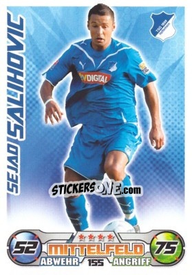 Sticker SEJAD SALIHOVIC - German Football Bundesliga 2009-2010. Match Attax n. 155 - Topps