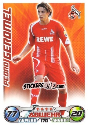 Sticker PEDRO GEROMEL - German Football Bundesliga 2009-2010. Match Attax - Topps