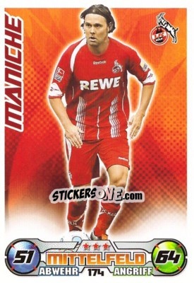 Sticker MANICHE - German Football Bundesliga 2009-2010. Match Attax n. 174 - Topps