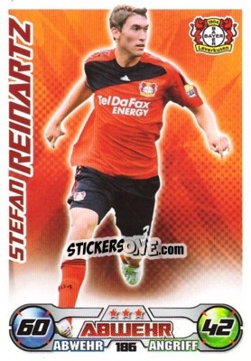 Sticker STEFAN REINARTZ - German Football Bundesliga 2009-2010. Match Attax n. 186 - Topps