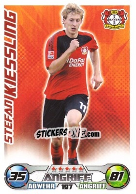 Sticker STEFAN KIESSLING - German Football Bundesliga 2009-2010. Match Attax n. 197 - Topps