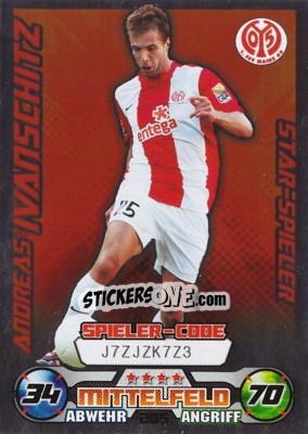 Sticker Andreas Ivanschitz - German Football Bundesliga 2009-2010. Match Attax - Topps