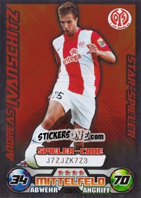 Sticker Andreas Ivanschitz - German Football Bundesliga 2009-2010. Match Attax n. 205 - Topps
