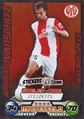 Cromo Andreas Ivanschitz - German Football Bundesliga 2009-2010. Match Attax - Topps