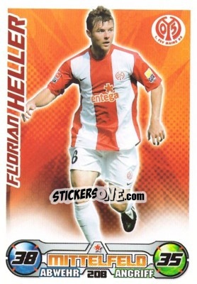 Figurina FLORIAN HELLER - German Football Bundesliga 2009-2010. Match Attax - Topps