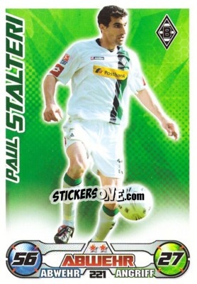Figurina PAUL STALTERI - German Football Bundesliga 2009-2010. Match Attax n. 221 - Topps