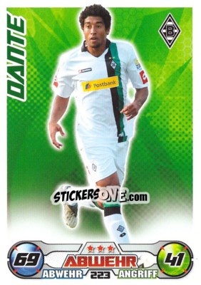 Sticker DANTE - German Football Bundesliga 2009-2010. Match Attax - Topps
