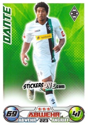 Cromo DANTE - German Football Bundesliga 2009-2010. Match Attax n. 223 - Topps