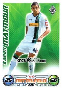 Sticker KARIM MATMOUR - German Football Bundesliga 2009-2010. Match Attax - Topps