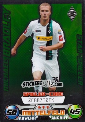 Sticker Michael Bradley - German Football Bundesliga 2009-2010. Match Attax n. 228 - Topps