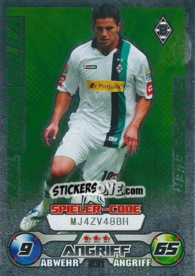 Sticker Raul Bobadilla - German Football Bundesliga 2009-2010. Match Attax - Topps