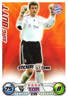 Sticker JöRG BUTT - German Football Bundesliga 2009-2010. Match Attax n. 235 - Topps