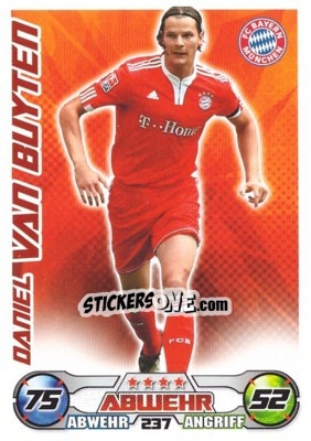 Sticker DANIEL VAN BUYTEN - German Football Bundesliga 2009-2010. Match Attax n. 237 - Topps