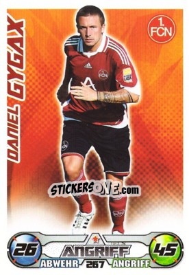 Sticker DANIEL GYGAX - German Football Bundesliga 2009-2010. Match Attax n. 267 - Topps