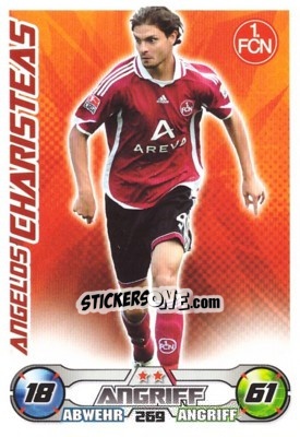 Sticker Angelos CHARISTEAS - German Football Bundesliga 2009-2010. Match Attax n. 269 - Topps