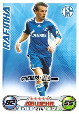 Sticker RAFINHA - German Football Bundesliga 2009-2010. Match Attax n. 274 - Topps