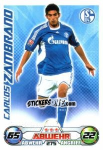 Figurina CARLOS ZAMBRANO - German Football Bundesliga 2009-2010. Match Attax - Topps