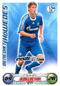 Sticker BENEDIKT HöWEDES - German Football Bundesliga 2009-2010. Match Attax n. 277 - Topps