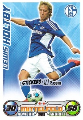 Sticker LEWIS HOLTBY - German Football Bundesliga 2009-2010. Match Attax - Topps