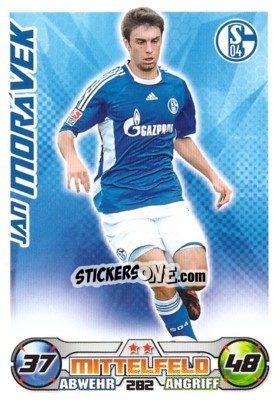 Sticker JAN MORAVEK - German Football Bundesliga 2009-2010. Match Attax - Topps
