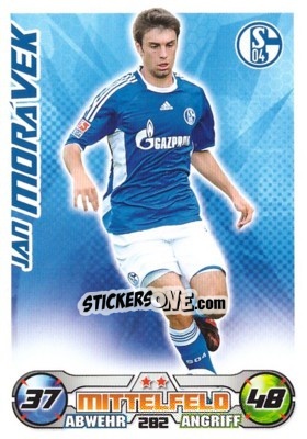 Sticker JAN MORAVEK - German Football Bundesliga 2009-2010. Match Attax n. 282 - Topps