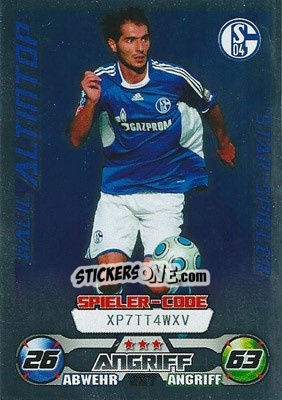 Sticker Halil Altintop - German Football Bundesliga 2009-2010. Match Attax n. 287 - Topps