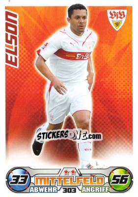 Sticker ELSON - German Football Bundesliga 2009-2010. Match Attax - Topps