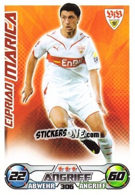 Sticker CIPRIAN MARICA - German Football Bundesliga 2009-2010. Match Attax n. 306 - Topps
