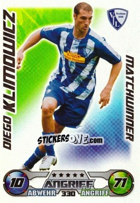 Sticker Diego Klimowicz - German Football Bundesliga 2009-2010. Match Attax - Topps