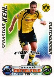Sticker Sebastian Kehl - German Football Bundesliga 2009-2010. Match Attax n. 335 - Topps