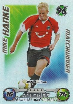 Figurina Mike Hanke - German Football Bundesliga 2009-2010. Match Attax n. 348 - Topps