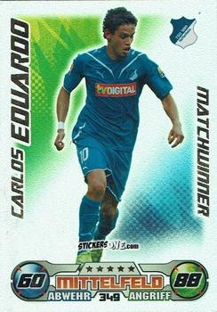 Figurina Carlos Eduardo - German Football Bundesliga 2009-2010. Match Attax n. 349 - Topps