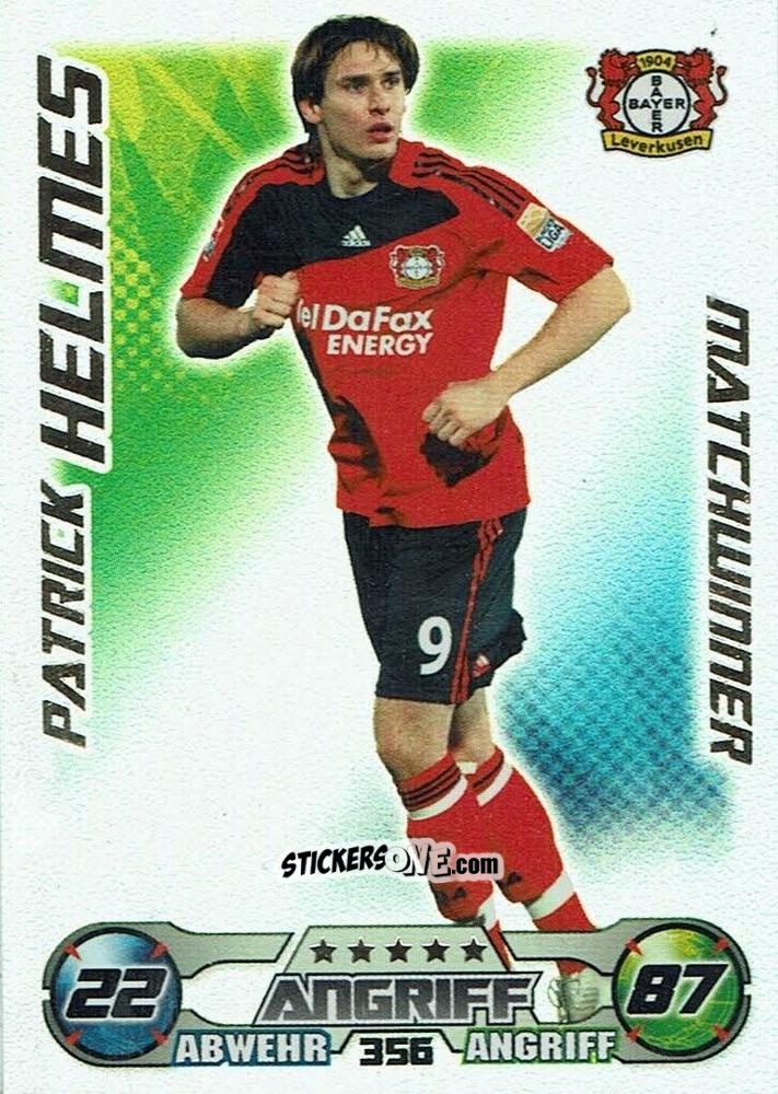 Cromo Patrick Helmes - German Football Bundesliga 2009-2010. Match Attax n. 356 - Topps