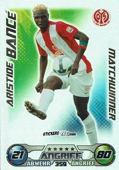 Cromo Aristide Bancé - German Football Bundesliga 2009-2010. Match Attax n. 359 - Topps