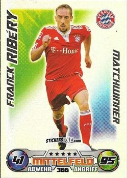 Cromo Franck Ribéry - German Football Bundesliga 2009-2010. Match Attax n. 366 - Topps
