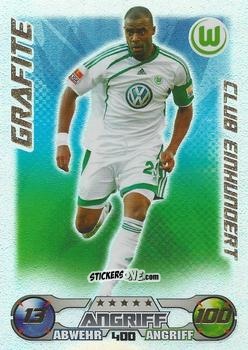 Sticker Grafite - German Football Bundesliga 2009-2010. Match Attax n. 400 - Topps