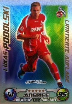 Cromo Lukas Podolski - German Football Bundesliga 2009-2010. Match Attax n. LE2 - Topps