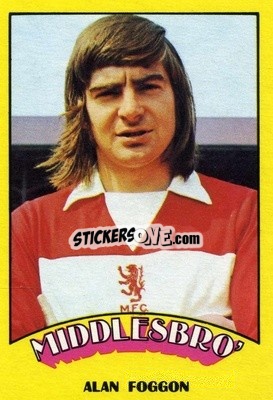 Sticker Alan Foggon - Footballers 1974-1975
 n. 86 - A&BC