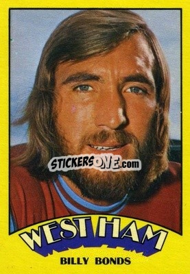 Sticker Billy Bonds - Footballers 1974-1975
 - A&BC