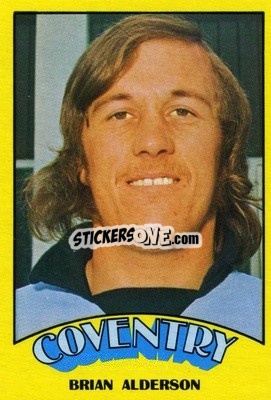 Sticker Brian Alderson - Footballers 1974-1975
 n. 58 - A&BC