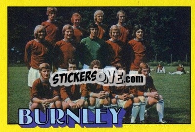 Sticker Burnley Team - Footballers 1974-1975
 n. 24 - A&BC